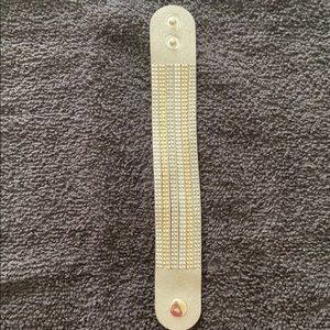 Silver cuff bracelet